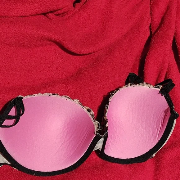 PINK Victoria's Secret Animal Print Push Bustier. - Picture 7 of 10